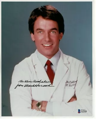 Mark Harmon Signed Autographed 8X10 Photo St. Elsewhere Dr. Caldwell BAS AA51044 • $59.99