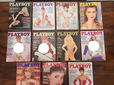 Lot Of 11 - 1983 PB Vintage Adult Magazines - Complete W/ Centerfolds  • $26.99
