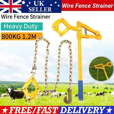 £26.99 • Buy Farm Wire Fencing Strainer & Barbed Chain Repair Tool Electric Fence Energiser