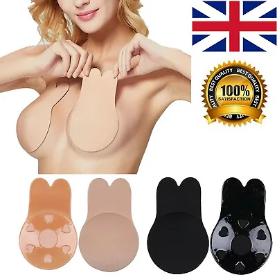 £5.25 • Buy Women Cup Bra Thin Silicone Breast Pads Boob Lift Tape Nipple Cover Invisible