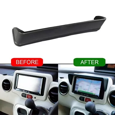 Black Car GPS-Navigation Hood Visor Radio Sun Shade Anti-Glare Cover Accessories • $29.95