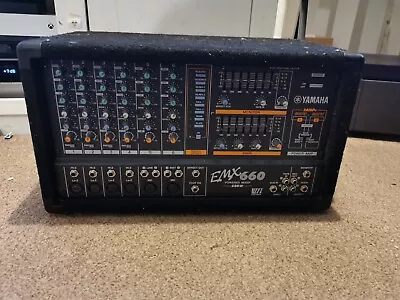 YAMAHA EMX 660 Powered Mixer 600W With DIGITAL EFFCTS • £125