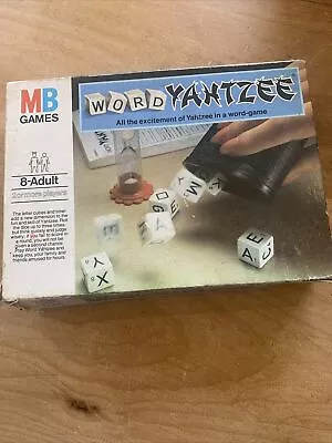 Vintage Word Yahtzee Mb Games Complete With Instructions And Score Pad • £7.99