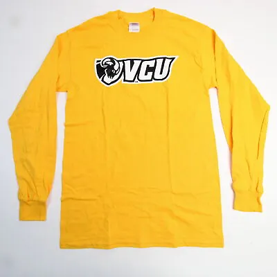 VCU Rams Gildan Heavy Cotton Long Sleeve Shirt Men's Gold New • $16.49