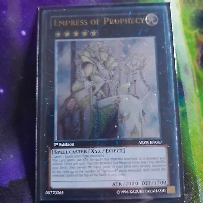 Empress Of Prophecy - ABYR-EN047 - 1st Edition - Ultimate Rare - YuGiOh - LP • £8