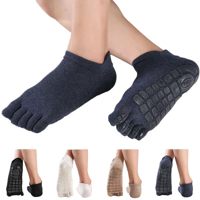 £2.41 • Buy Men Five Fingers Socks Winter Warm Non Slip Grip Fitness Toe Socks Sport Yoga UK