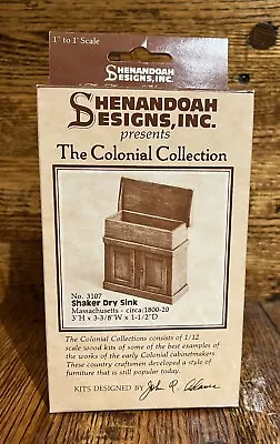 Shenandoah Designs Dollhouse Shaker Dry Sink #3107 Colonial Collection • $16.25