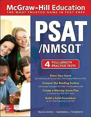 McGraw-Hill Education PSAT/NMSQT By Felicia (Fang Ting) Wang (author) Merced... • £12.64