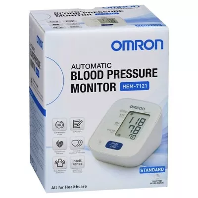 OMRON HEM 7121 Digital Blood Pressure Monitor Standard Cuff +TAX Invoice-AUS STK • $108.99
