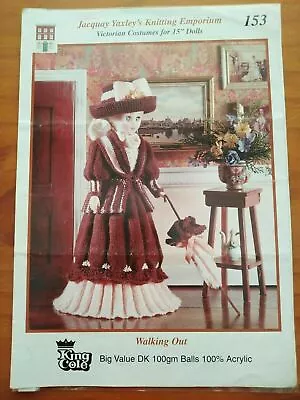 Jacquay Yaxleys Walking Out Knitting Pattern Vintage  • £4.99