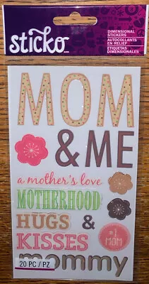 Sticko #1 Mom & Me Mother’s Love Motherhood Hugs Kisses Mommy Scrapbook Stickers • $6