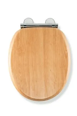 Croydex Hartley Flexi-Fix Soft Close Oak Toilet Seat WL605076H • £44.97