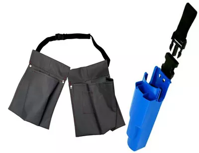 £23.95 • Buy Window Cleaning Pulex Quick Release Bucket On Belt & Grey Double Pouch 