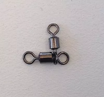 3 WAY ROLLING SWIVELS  #2  Attached To A #3 Joined Together 25 Pack • $8.95