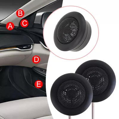 2x 12V 120W Dome Tweeter Speaker Loudspeaker Audio Auto Sound Speaker Universal • $16.76