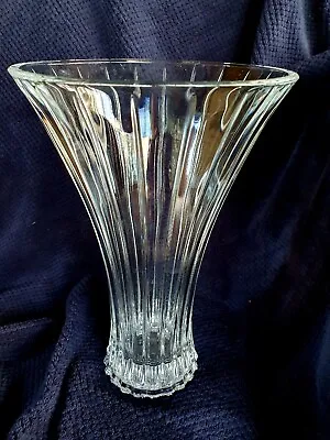 £190.61 • Buy Stunning Vintage Cut Extra Large Heavy Crystal Vase 30x 20cm 