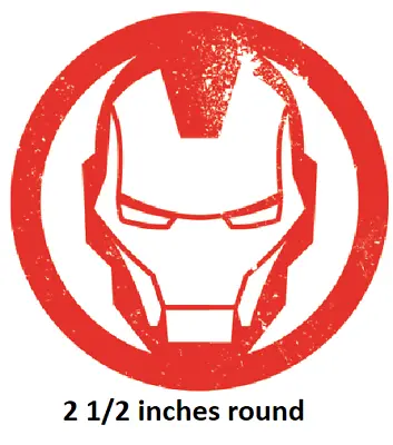 Iron Man Symbol Wall Decal Marvel Avengers Logo Sticker Peel And Stick Art Decor • $4.99