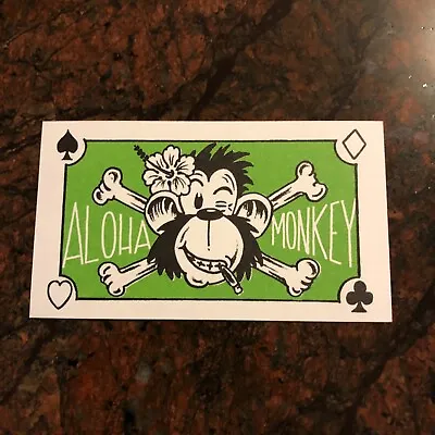 Mike Malone Business Card The Aloha Monkey Super Rare • $350