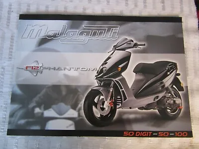 Malaguti Phantom F12 50cc  100cc Scooter Brochure • $8.95