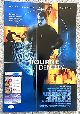 Matt Damon Signed 12x18 Photo Poster Bourne Identity Rounders Martian Jsa • $149.99