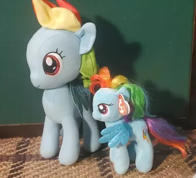 My Little Pony Rainbow Dash Plush Set Of 2 • $13.99