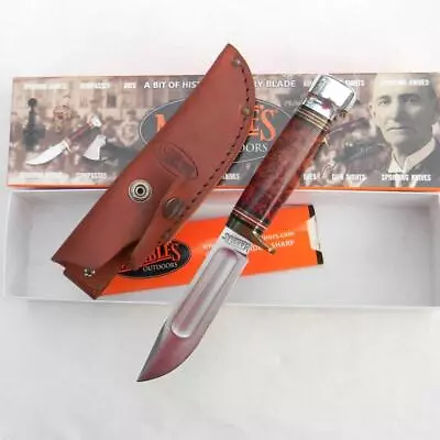 MARBLE'S USA 2002 IDEAL Hunting Knife Limited Edition Burled Maple Orig Sheath • $235.95