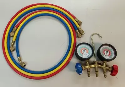JB Manifold Test And Recharge Gauges R-404A R-410A • $99.99