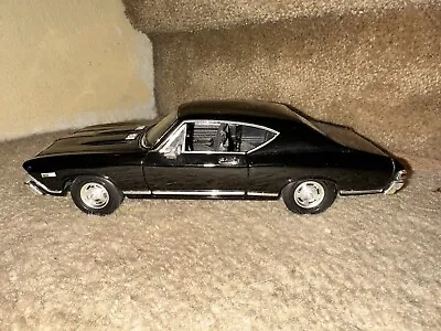 1968 Chevrolet Chevelle 1/18 ERTL SS396 Black Diecast Model Car • $130