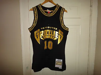 Mike Bibby 1998-99 Mitchell & Ness Grizzlies Black Gold Swingman Jersey $130 • $67.50