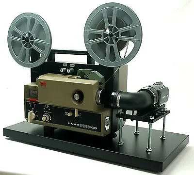 ELMO Super 8 Sound Movie Projector Video Transfer Built-In Full HD PAL Camera • $2495