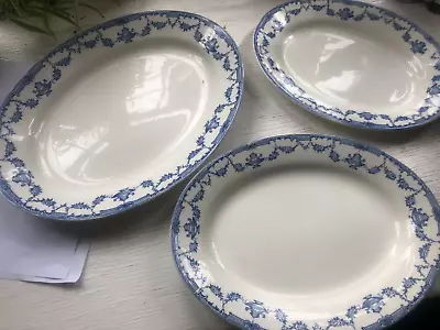 J & G Meakin Sol 391413 Sol  Boston - Three Oval Dishes • £15