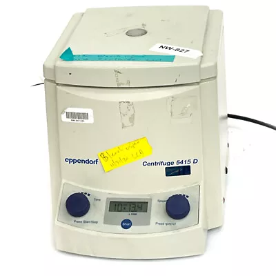 Eppendorf 5415D Benchtop Micro Centrifuge W/ Rotor Made In Germany Tested • $199.95