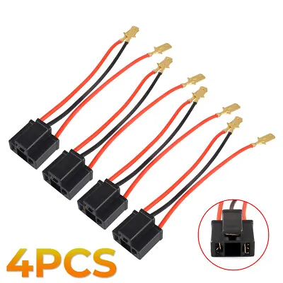 4pc H4 9003 HB2 Female Pigtail Headlight Connector Plug Adapter Socket • $8.31