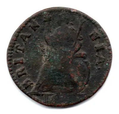 1695-1699 William Iii Copper Farthing Coin Good Details / Condition S.3557 W38 • £18