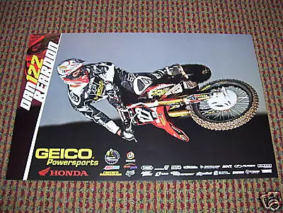 Dan Reardon #122 Honda 2009 Poster CRF 250R 450R • $3