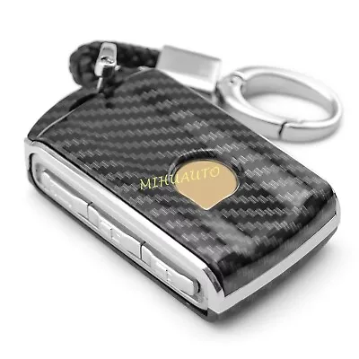 Car Key Chain Fob Case For Volvo XC40 XC60 XC90 S60 V60 S90 V90 Carbon Fiber • $13.99