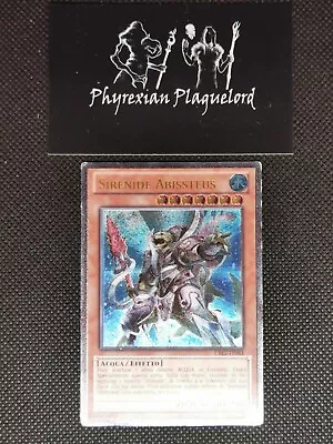 YuGiOh! Mermail Abyssteus CBLZ-IT083 Cosmo Blazer Ultimate Rare Played IT • $13.79