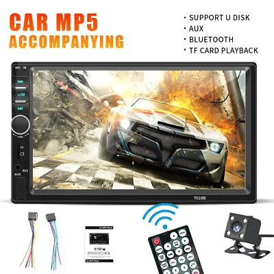 7  Radio Estereo De Pantalla Para Coche Carro Tactil 2 Din Android IOS Bluetooth • $35.14