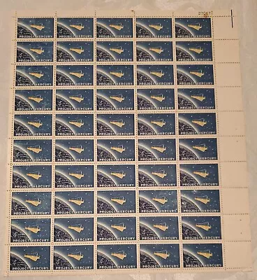 NEW (3 Sheets) PROJECT MERCURY HISTORIC STAMPS. # 1193. 305 P.O. SOLD SEPARATELY • $65