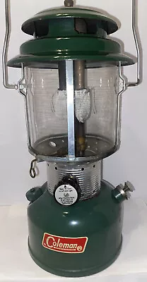 Vintage Coleman 220F Dual Mantle Lantern 10/1970 • $58.50