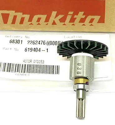 Genuine Makita Impact Driver Armature Rotor DTD153 XDT13 XDT13Z XDT13M XDT13R • £23.86