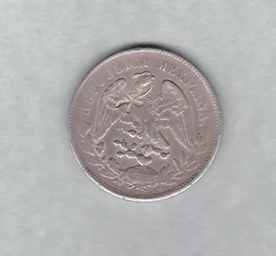 1899 Zs FZ CHINESE CHOP MARK MEXICO SILVER 8 REALES COIN IN GVF CONDITION. • £110