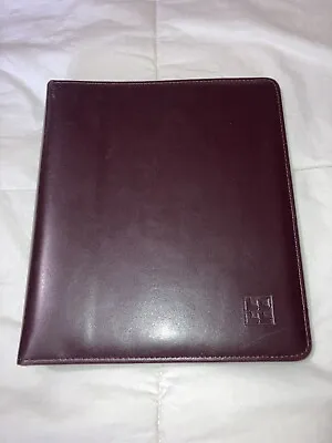 Planner/Binder Vintage -Classic - Made In USA - Red Top Grain Leather • $20