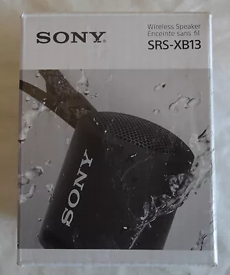 Sony SRS-XB13 Extra Bass Wireless Portable Speaker Black • $29.94