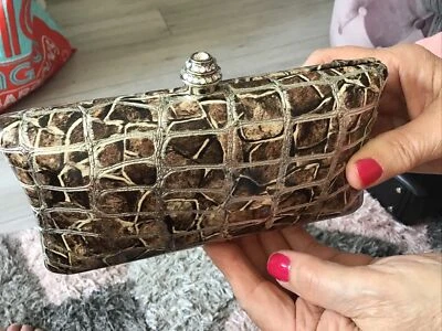 £12 • Buy Leko London Pretty Silver Full Beaded Evening Bag, Vintage Look