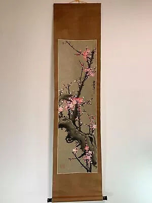 CHINESE HANGING SCROLL  ART Painting Kakejiku  Vintage Hand Paint PICTURE #656 • $39.99