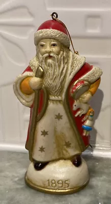 Memories Of Santa Claus 1895 Santa Ornament Christmas EVE Inc Vintage Made 1984 • $11.99