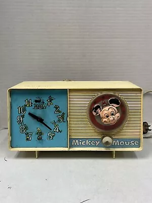 Vintage General Electric Mickey Mouse Clock Used • $44.99