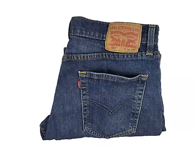 Levis 505 Men’s Regular Straight Jeans 34x30 Medium Wash Denim • $16.99