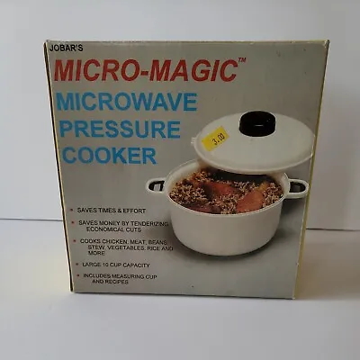 JOBAR MicroMagic Microwave Pressure Cooker 10 Cup Capacity (JC2045) Kitchen • $15
